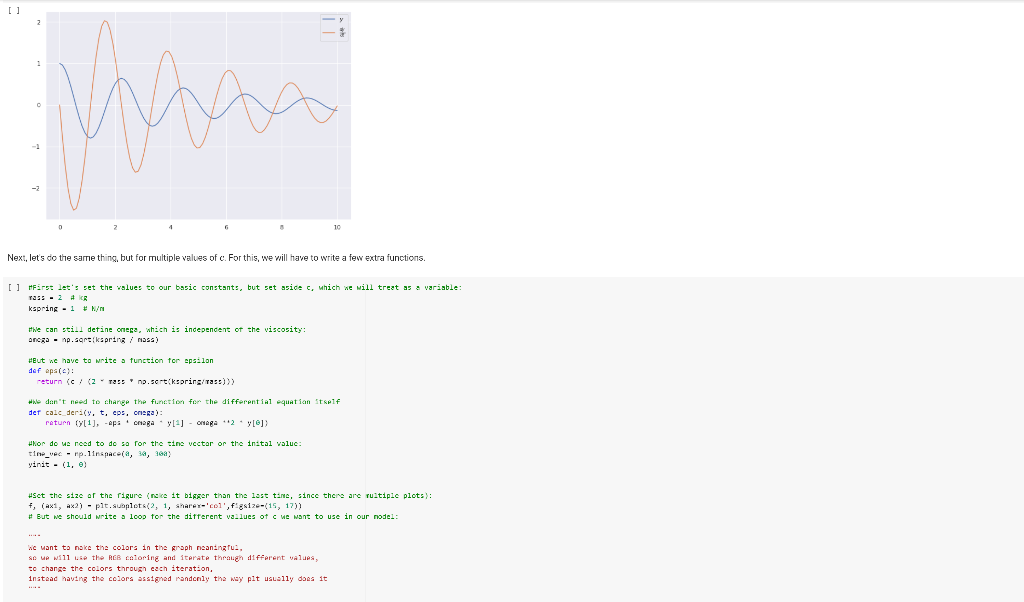Solving a differential euqation in Python using | Chegg.com