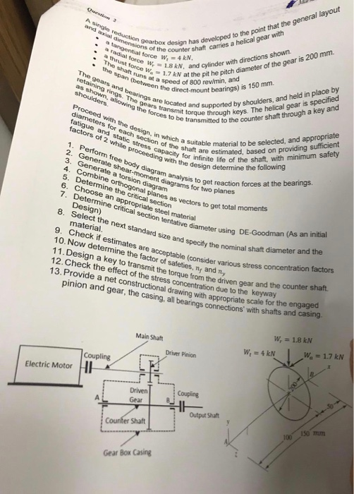 Using Shigley’s Mechanical engineering Design book.