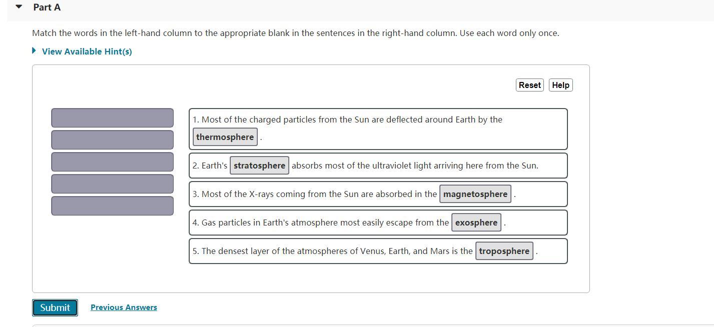 solved-part-a-match-the-words-in-the-left-hand-column-to-the-chegg