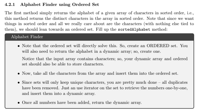Solved Ordered and Unordered Set • To create an integer | Chegg.com