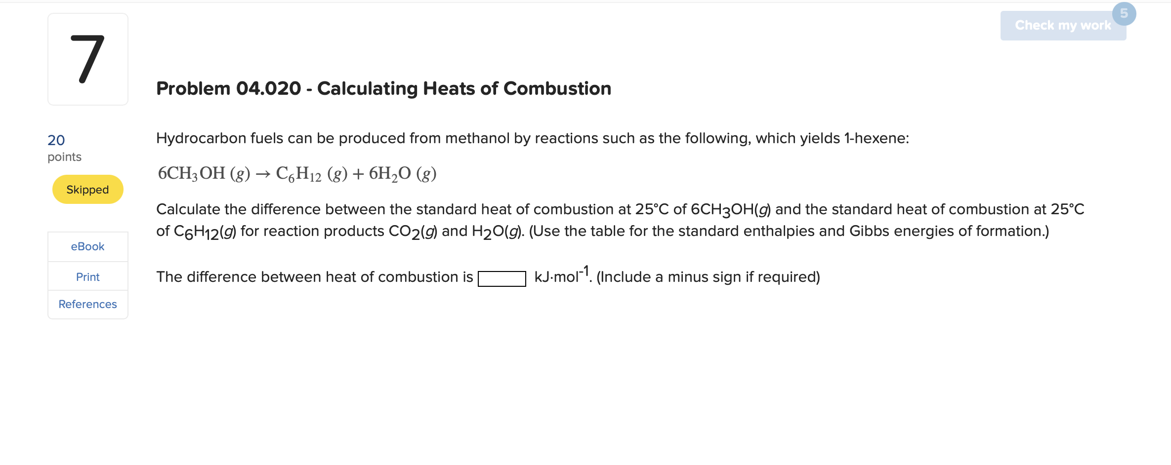 Please solve the following problem define equation chegg