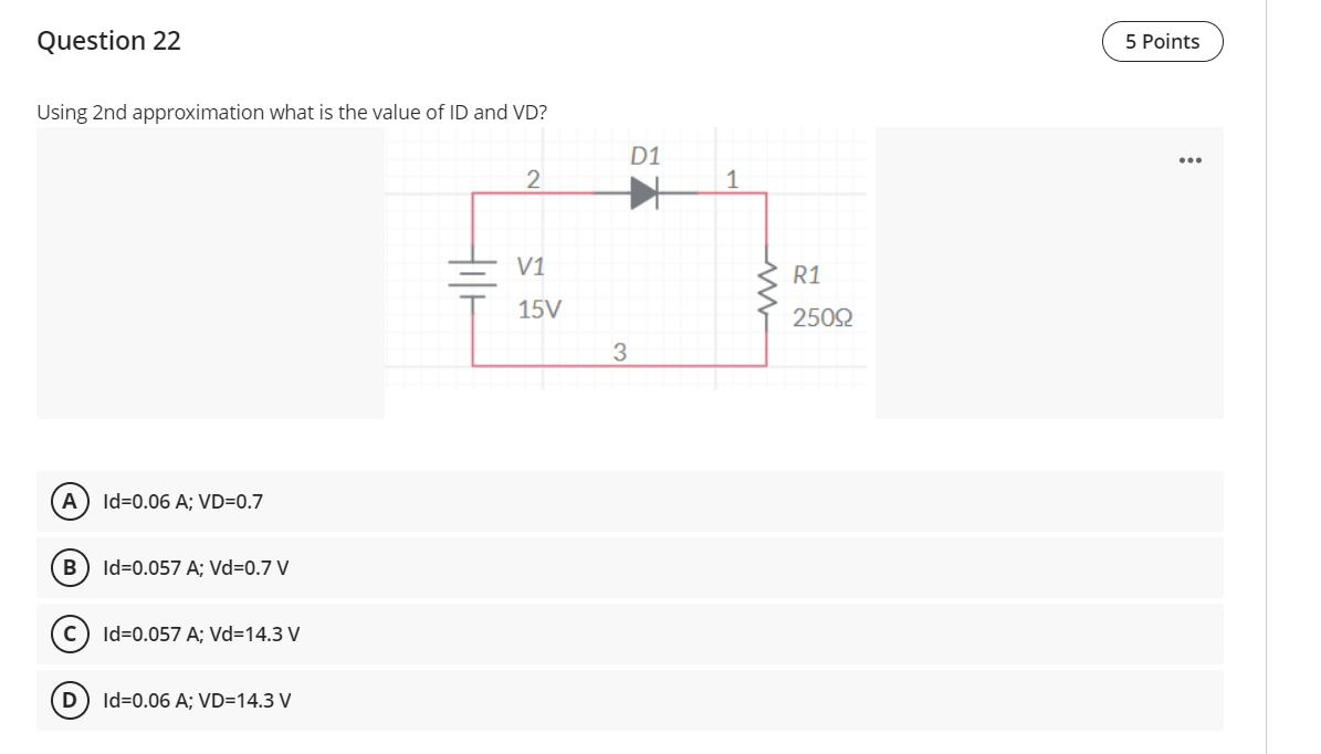 Solved Question 22 5 Points Using 2nd approximation what is | Chegg.com