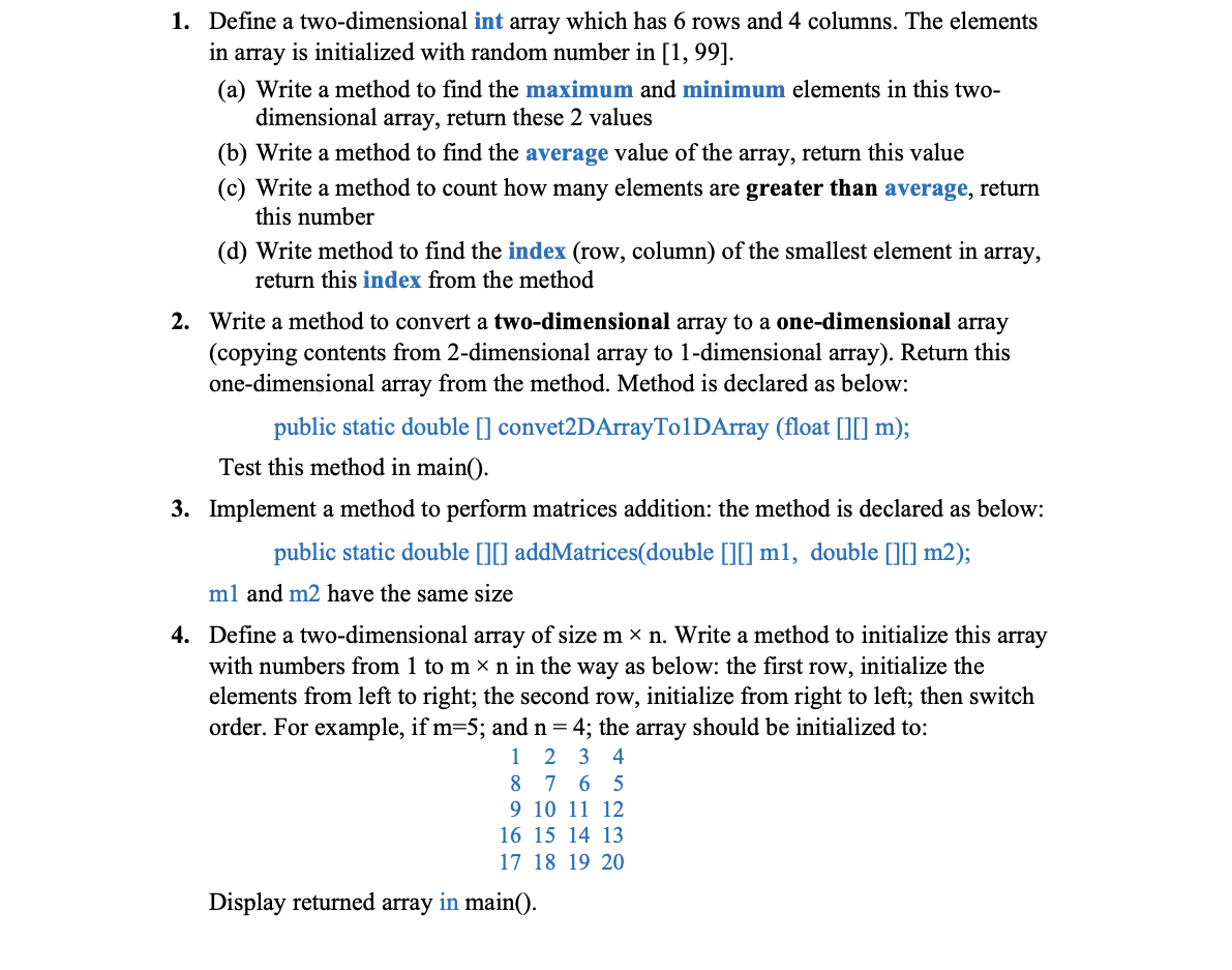 Solved Please answer # 3 and 4 meant for Java 14.0 using | Chegg.com
