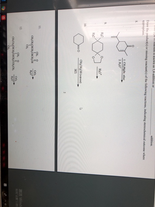 Solved As 1 Addition. Draw The Product(s) Or Missing | Chegg.com