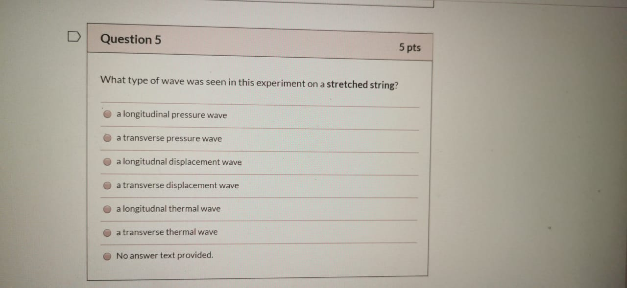 Solved Question 4 5 pts Consider the experiment described in | Chegg.com