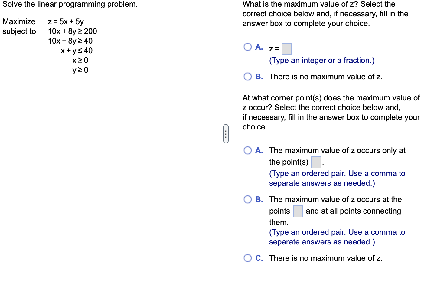 Solved Solve the linear programming problem. Maximize | Chegg.com