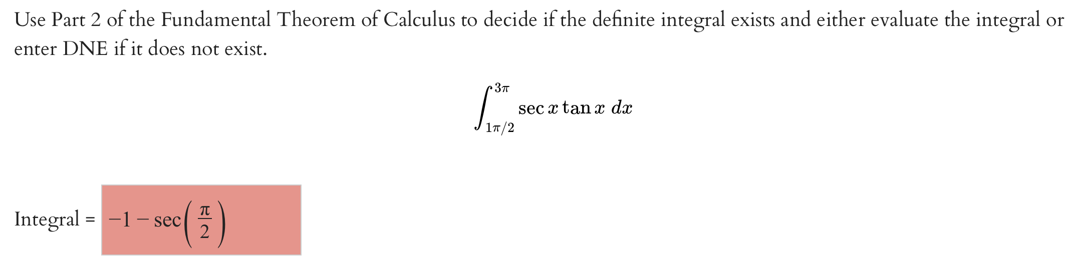 Solved Use Part 2 of the Fundamental Theorem of Calculus to | Chegg.com