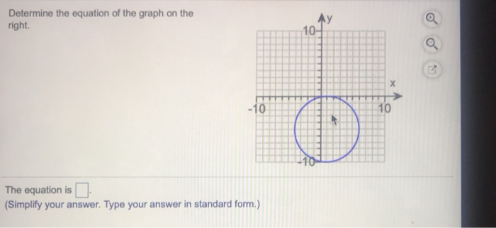 Solved Determine the equation of the graph on the right. 10 | Chegg.com