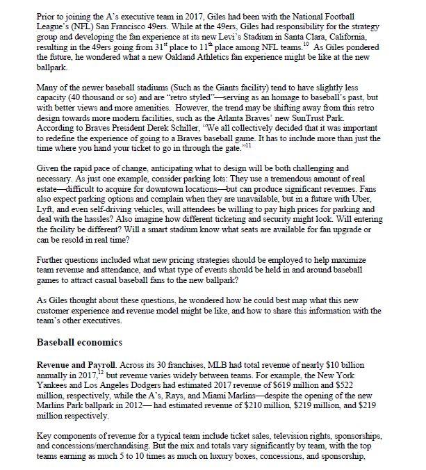 "Oakland Athletic's" case study. You should