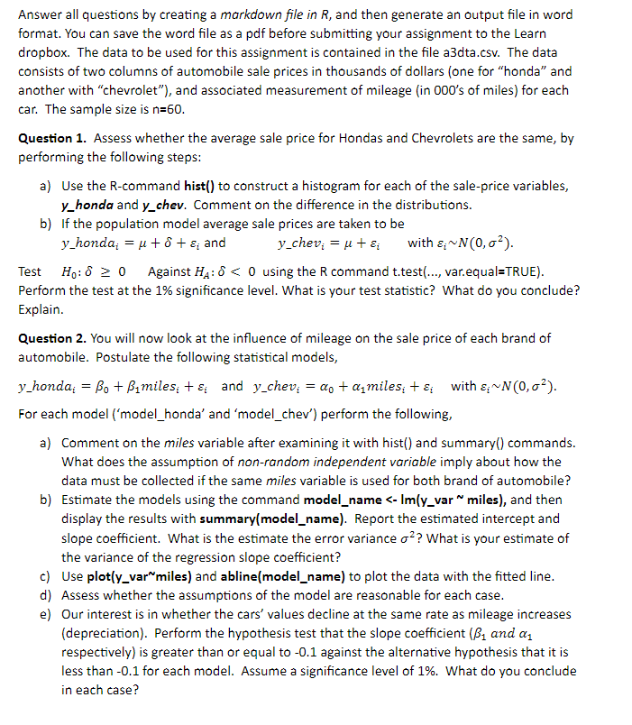 Solved Provide R screenshots of the histograms and | Chegg.com