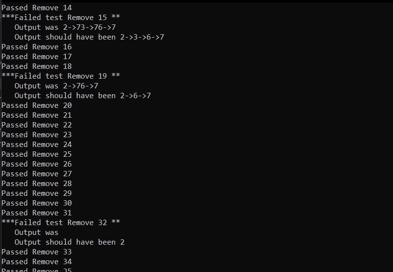 Need to make the code pass those tests, Couldn't | Chegg.com