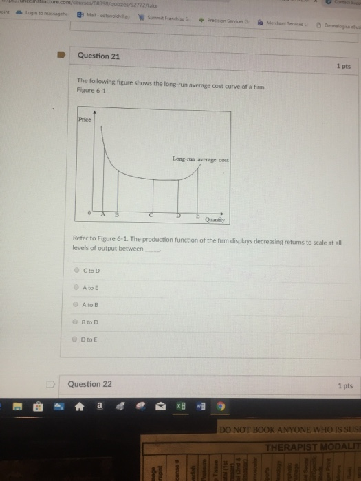 Solved take Question 21 1 pts The following figure shows the | Chegg.com