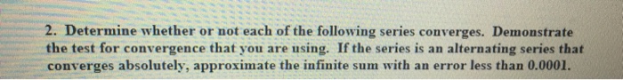 Solved 2. Determine whether or not each of the following | Chegg.com