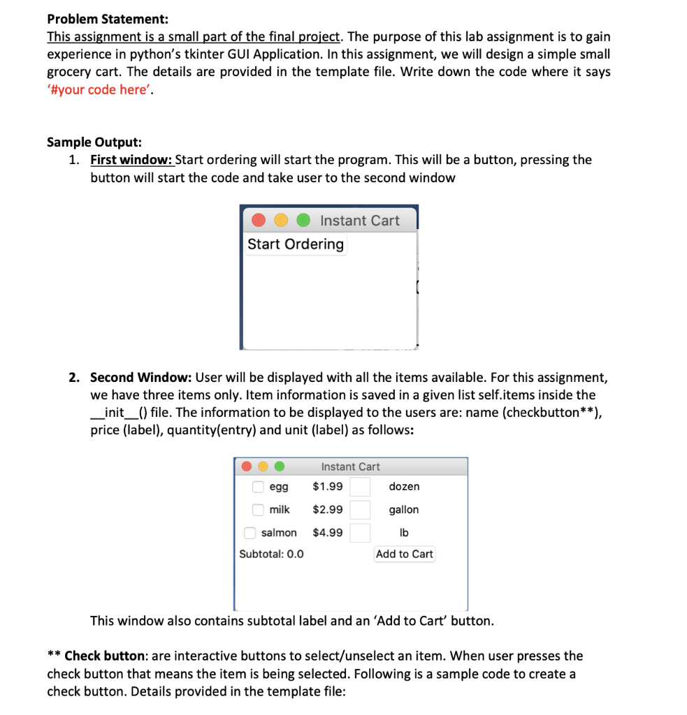Solved Problem Statement: This assignment is a small part of | Chegg.com