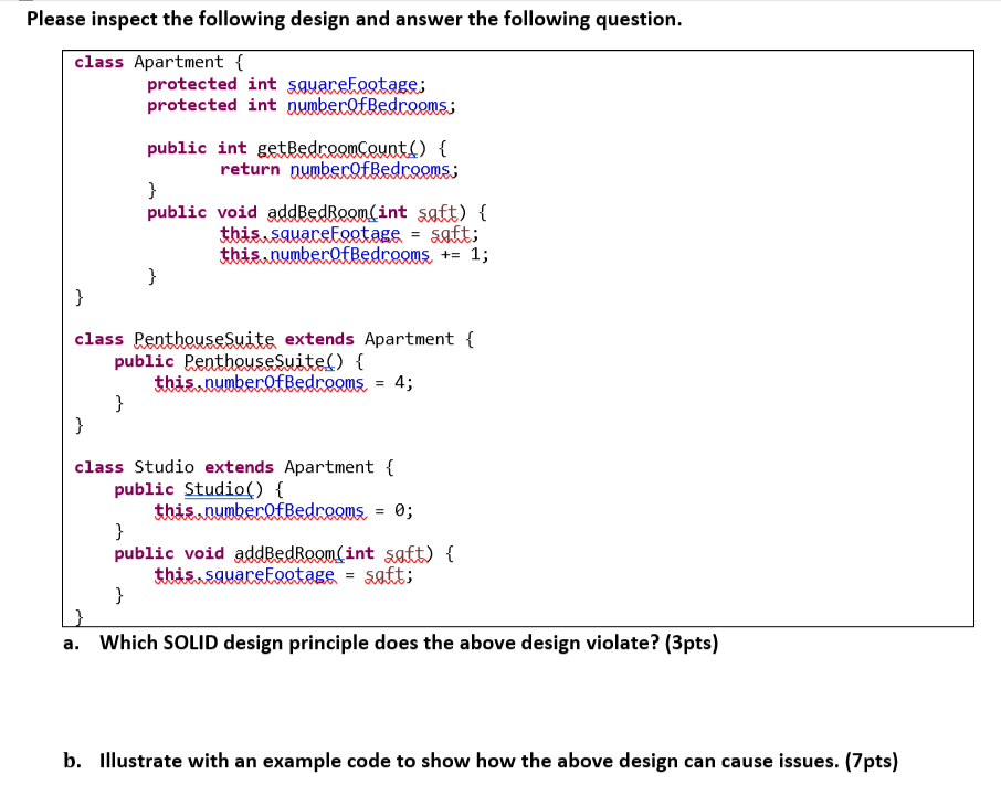 Please inspect the following design and answer the | Chegg.com