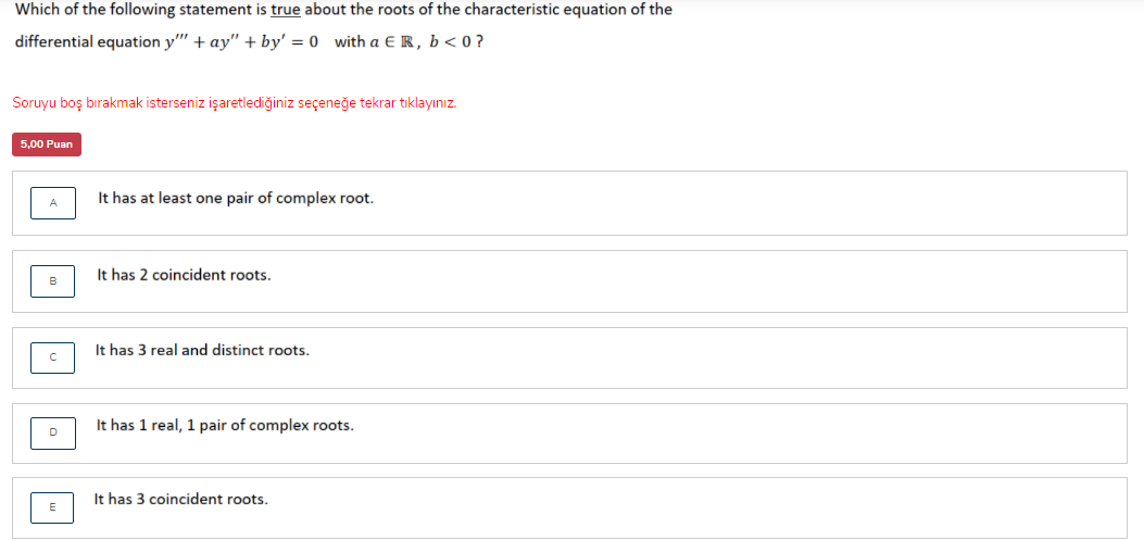 Solved Which of the following statement is true about the | Chegg.com