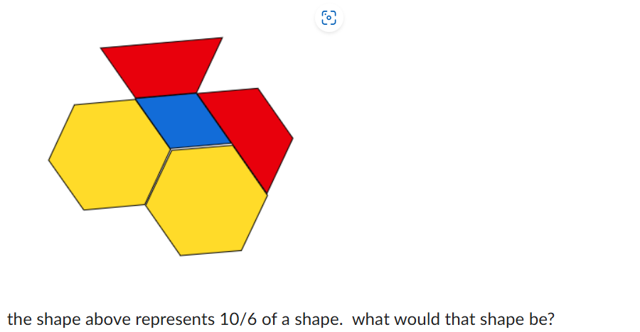 Solved the shape above represents 106 ﻿of a shape. what | Chegg.com