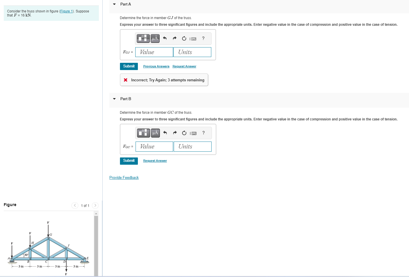 Solved Consider the truss shown in figure (Figure 1). | Chegg.com