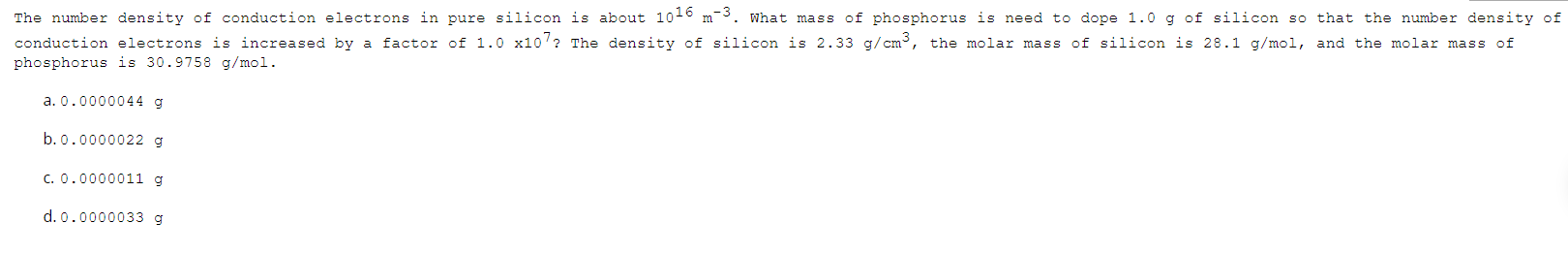 Solved Exercise 3.9 Choose the letter of the best answer in | Chegg.com