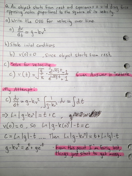 Solved Hi! I need some help with solving this problem | Chegg.com