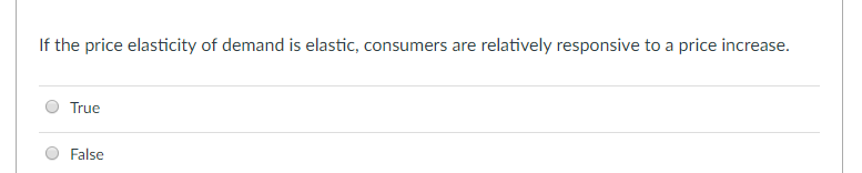 Solved If the price elasticity of demand is elastic | Chegg.com