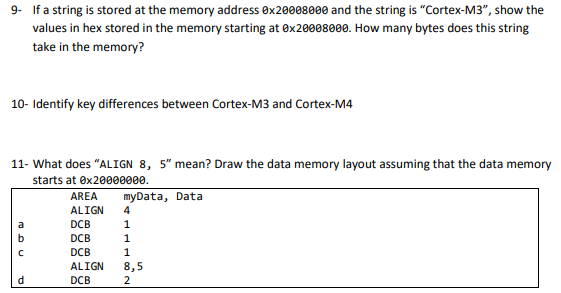 Solved If a string is stored at the memory address | Chegg.com