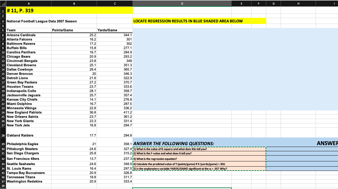 Linear Regression Models in R using NFL Game Data 