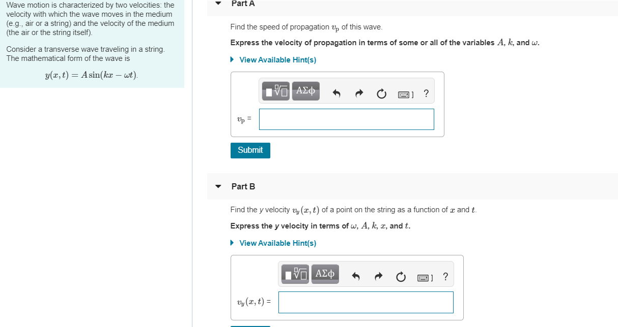 Solved Part C Which Of The Following Statements About Vz Chegg Com