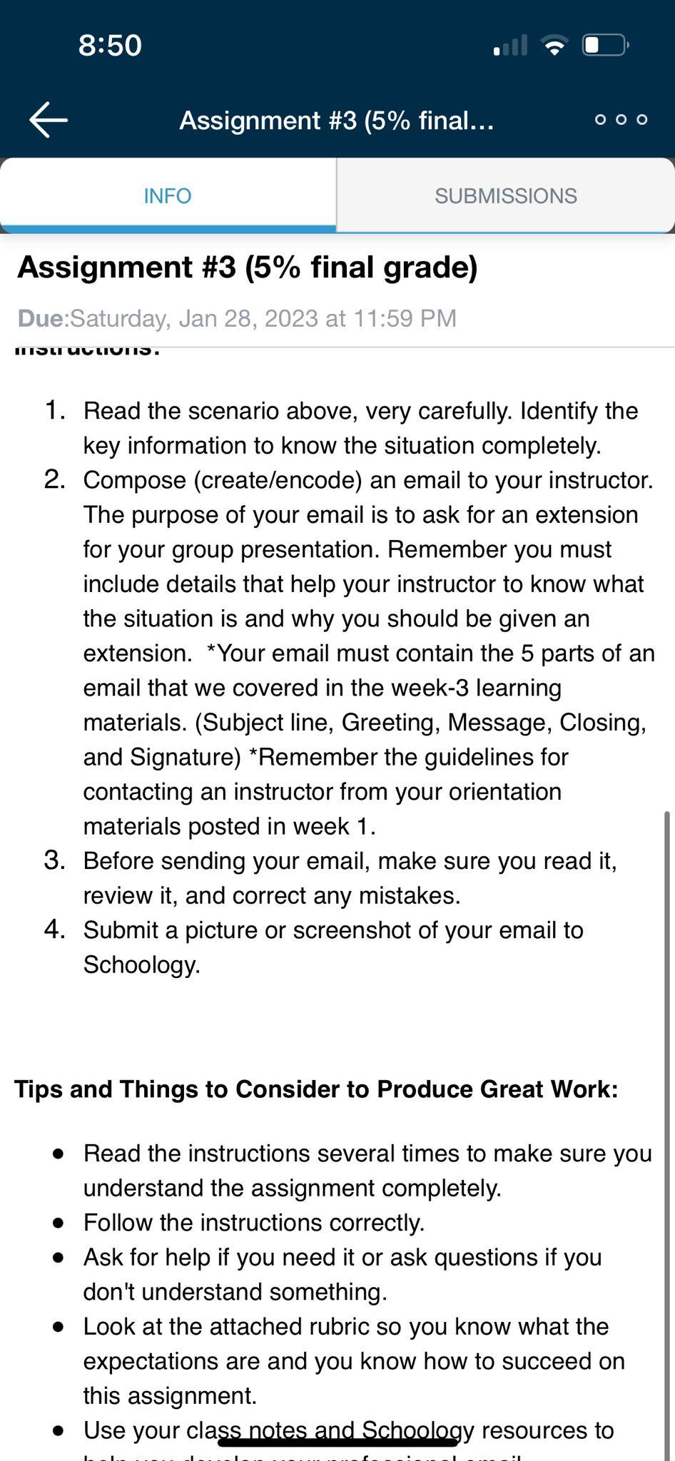 You have been assigned a group presentation. Your | Chegg.com