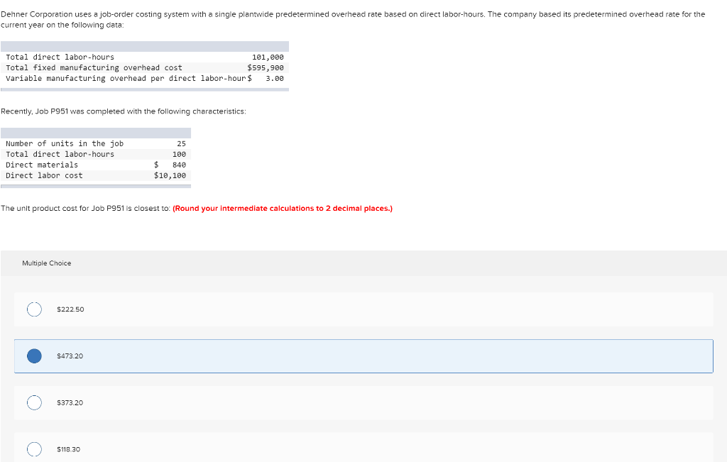 Solved Giannitti Corporation bases its predetermined