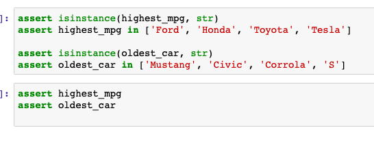 Q5 - Car Inventory (1.25 points) For this question | Chegg.com