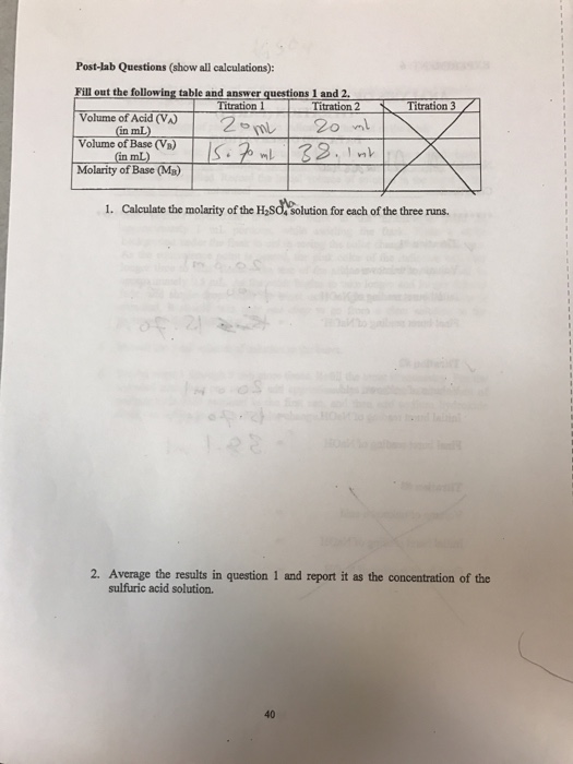 Solved EXPERIMENT 6 ANALYSIS OF UNKNOWN ACIDS BY ACID/BASE