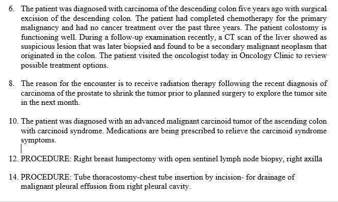 Solved Assing the correct ICD 10 CM diagnosis codes and Chegg