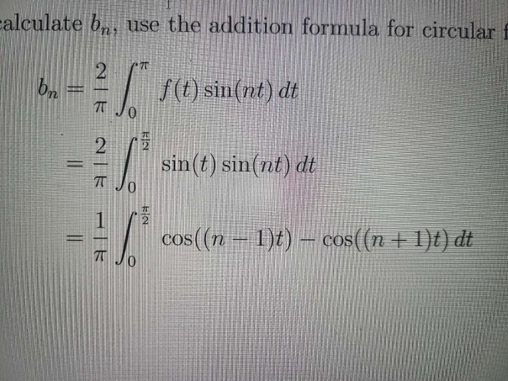 Solved I got a small question about why the number 2 in 2/pi | Chegg.com