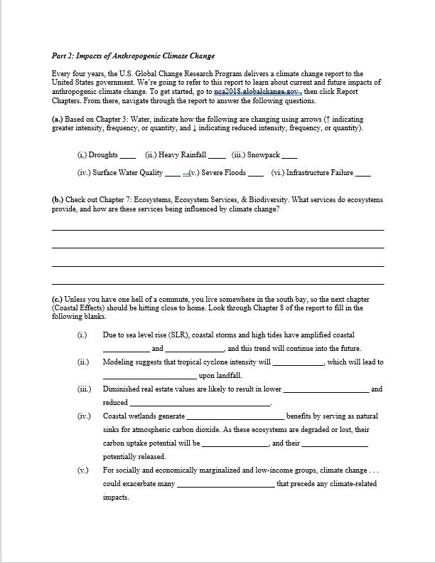 problem solving activity climate change and feedback loops answer key