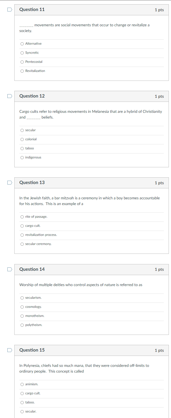 Solved Question Pts Movements Are Social Movements That Chegg Com