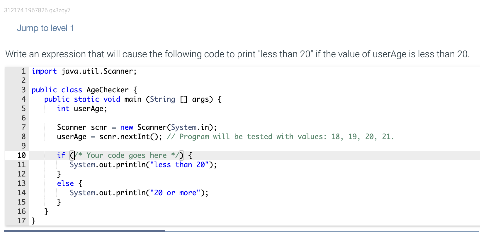 Solved 312174.1967826.qx3zqy7 Jump to level 1 Write an | Chegg.com