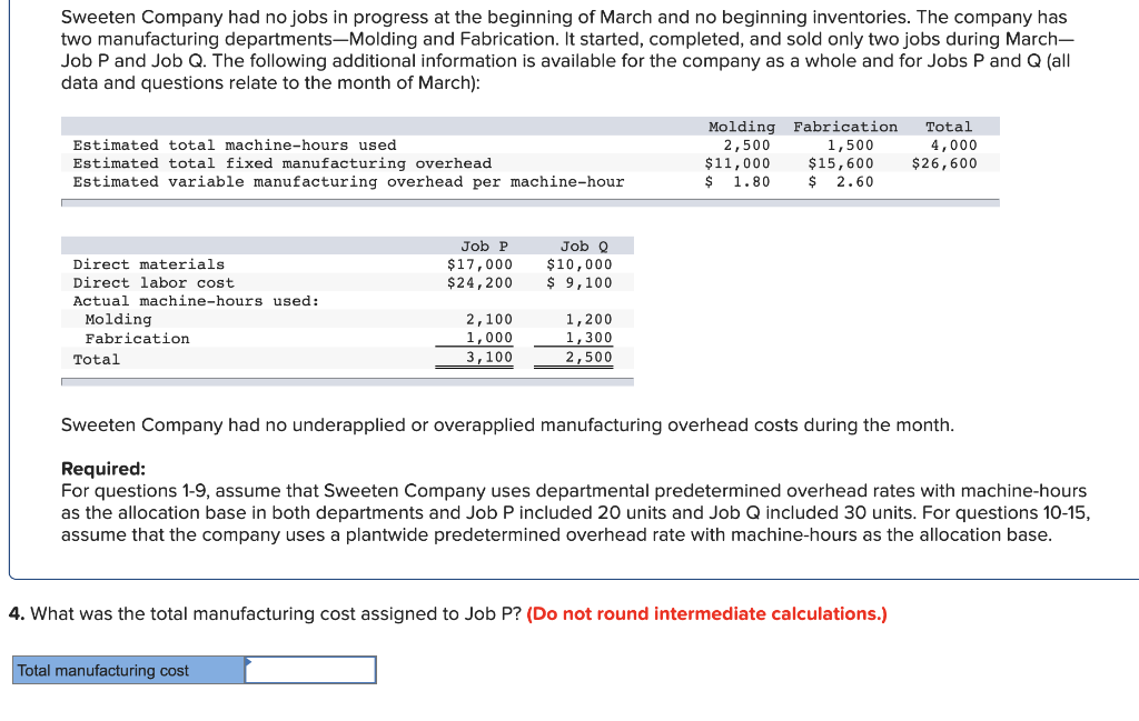 what-was-the-total-manufacturing-cost-assigned-to-chegg