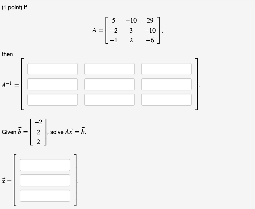 Solved (1 Point) If | Chegg.com