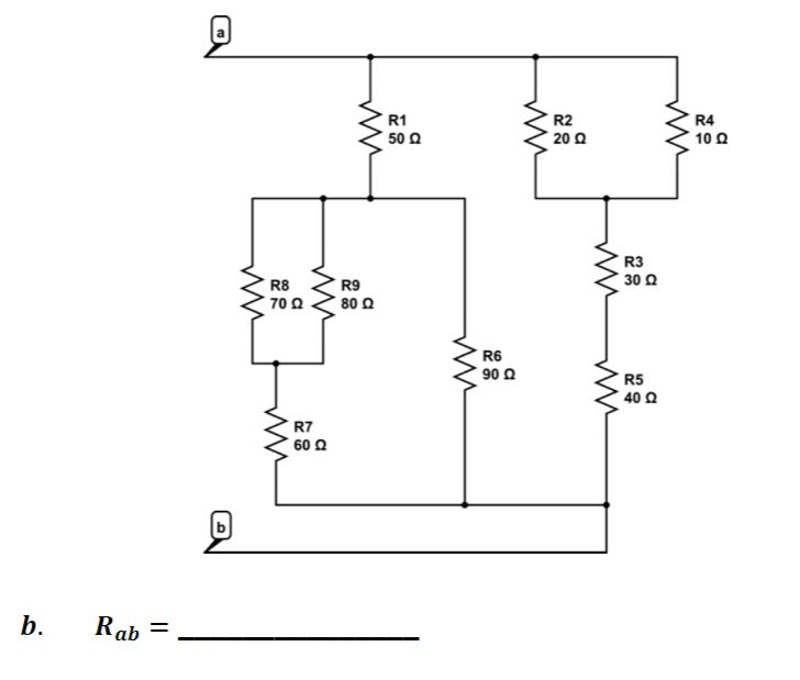 Solved Solve For The Equivalent Resistance Of The Entire | Chegg.com