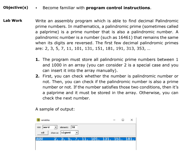 Solved - Become familiar with program control instructions. | Chegg.com