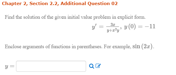 Solved Chapter 2, Section 2.2, Additional Question 02 Find | Chegg.com