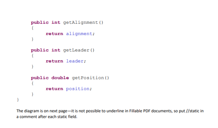 Solved 3. (5 points) Create a UML diagram for the class | Chegg.com
