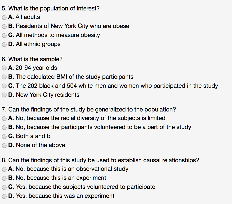 Solved (12 points) While obesity is measured based on body