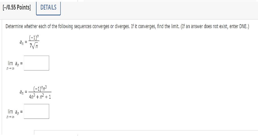 Solved Determine Whether Each Of The Following Sequences 8027