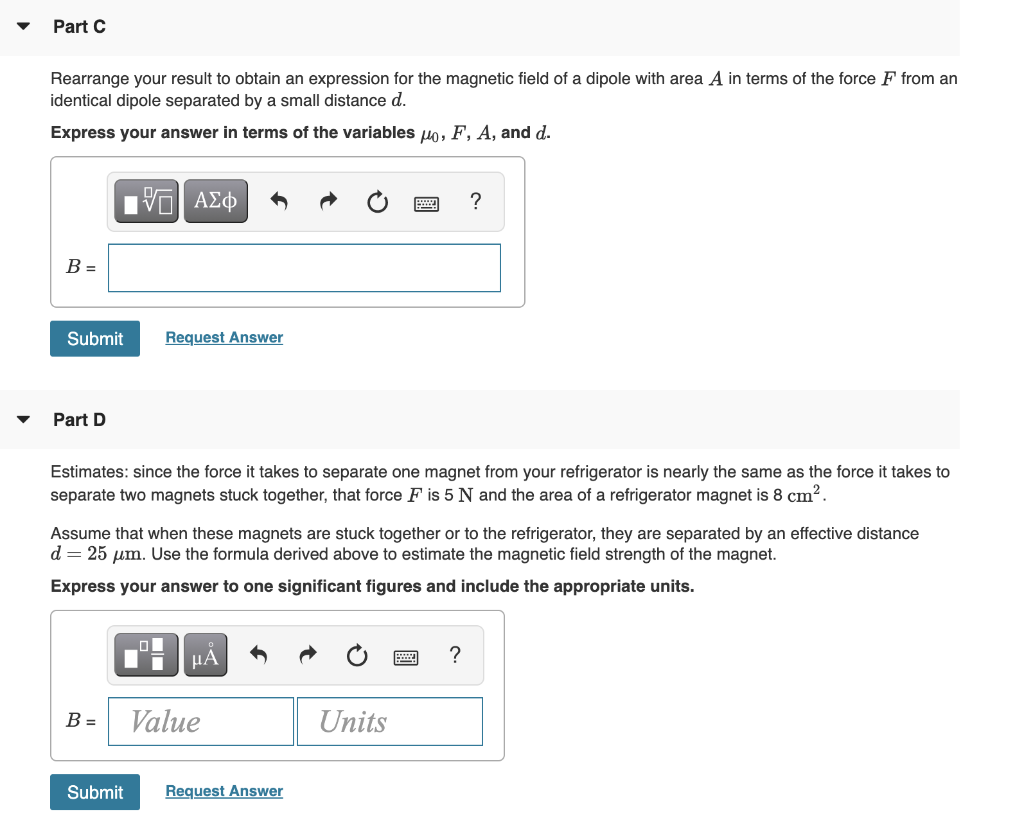 Solved We can estimate the strength of the magnetic field of | Chegg.com