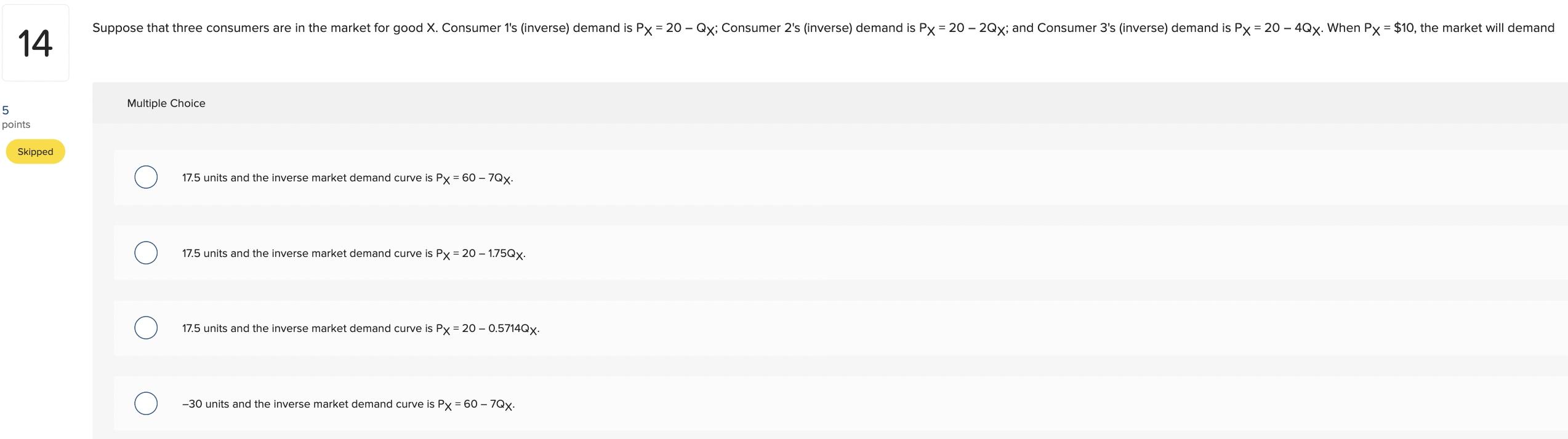 Solved Suppose that three consumers are in the market for | Chegg.com
