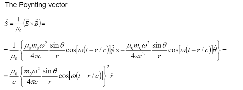 Solved Problem 3. The E and B fields of the oscillating | Chegg.com