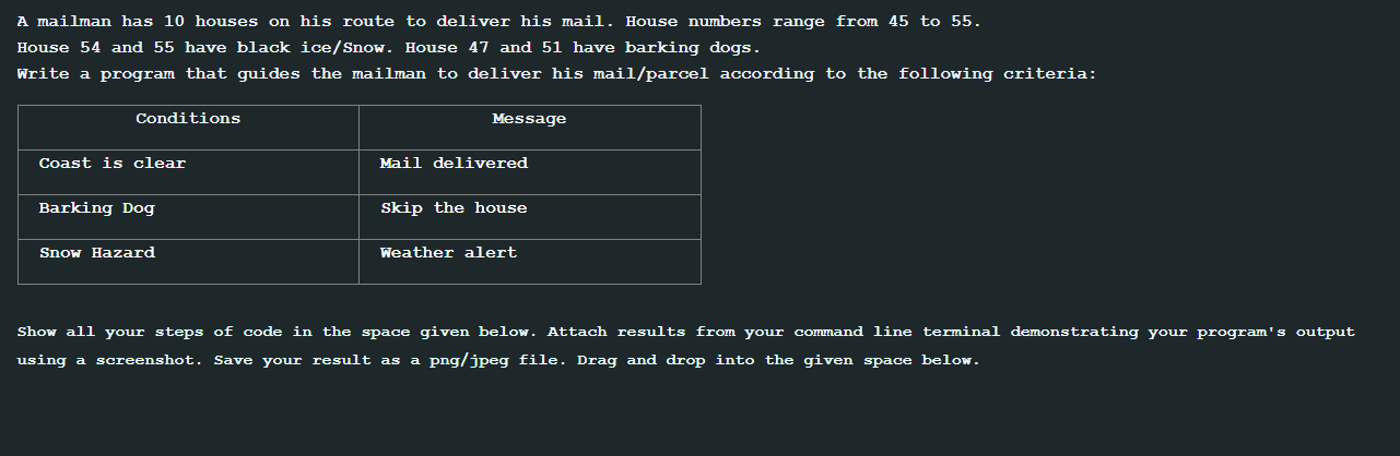 Solved A mailman has 10 houses on his route to deliver his | Chegg.com