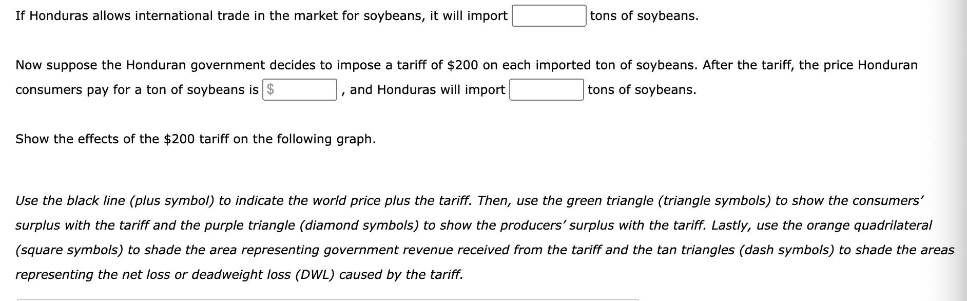 Solved Suppose Honduras is open to free trade in the world | Chegg.com